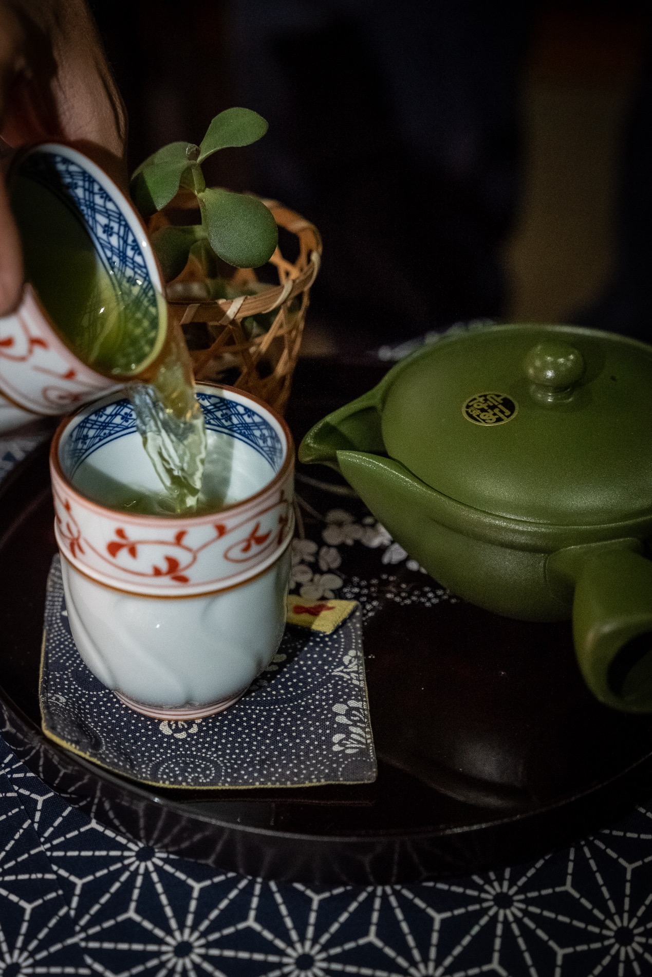 吉田園茶舗で淹れた日本茶